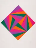 Max Bill, Ohne Titel, 1988, Farbserigrafie auf Japan