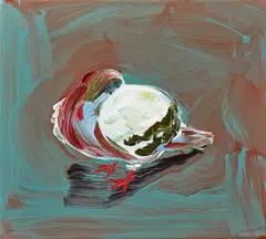 Cornelius Völker, "Taube XII", 2002, Öl auf Leinwand