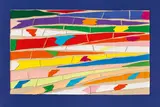 Ohne Titel by Piero Dorazio, 1974, Filz und Leinwand, collagiert, auf Filz kaschiert, sold Jun 2023
