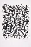 Günther Uecker, Handlungen, 2014, Lithografie auf Bütten