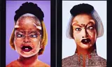 ORLAN, Self-hybridation No. 18 / Self-hybridation No. 31, 1997/99, Jeweils: Cibachrome