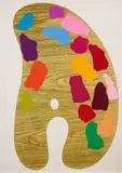 Jim Dine, Palette II, 1969, Farbserigrafie auf beschichtetem Karton