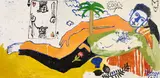 Johanna Dumet, "The King of the Island", 2018, Öl auf Leinwand