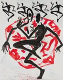 Helge Leiberg, Schwarz-rot