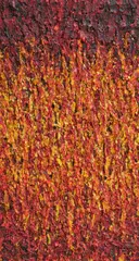 Bernd Schwarzer, Deutscher Vulkan. Flammenbild (Schwarz-Rot-Gold), 1984/88/93, Öl auf Leinwand