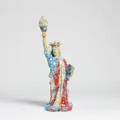 Bernd Schwarzer, Statue of Liberty, Bronze, farbig gefasst