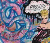 Lin Felton, "Oooh! Jasmijn!", 1999, Sprühfarbe auf Leinwand