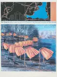 The Gates, Project for the Central Park, New York City, 1979-2005 by Christo, 2004, Farboffset auf Bütten, sold Sep 2023