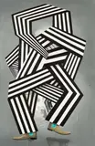 Henriette Grahnert, "Striped fool", 2013, Acryl auf Leinwand