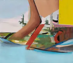 Jonathan Beer, "Hungry for ruins", 2012, Öl auf Leinwand