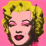 Marilyn (Castelli Mailer) by Andy Warhol, 1967/81, Farboffsetlithografie auf Klappkarte, sold May 2023