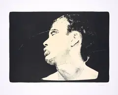 Aus: Duel in the sun by Johannes Kahrs, 2002, Farblithografie auf Velin, sold May 2023