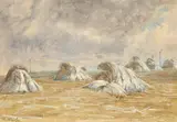 Walter Leistikow, Korngarben auf dem Feld