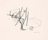 Richard Hamilton, Reaper (a), 1949, Kaltnadel auf Bütten
