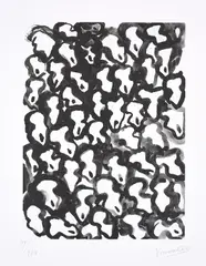 Ohne Titel by Yannis Kounellis, Farboffset auf leichtem Karton, sold May 2023