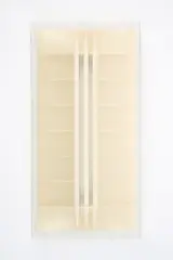 Ulrich Behl, Vertikalstück I, 1994, Holz, Farbe, Papier und Plexiglas