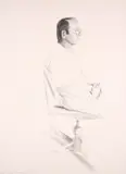 David Hockney, Mo McDermott, 1976, Farblithografie auf Bütten