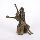 Bernhard Kleinhans, Pietà, 1986, Bronze, braun patiniert