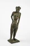 Bernhard Kleinhans, Frauenakt, 1993, Bronze, braun patiniert
