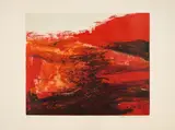 Zao Wou-ki, Ohne Titel, 1968, Farbradierung auf BFK RIVES (Wasserzeichen)