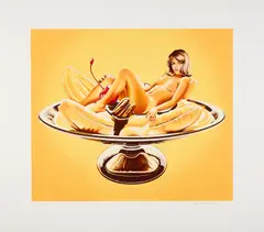 Banana Split by Mel Ramos, 2000, Farbserigrafie auf leichtem Karton, sold Jun 2024