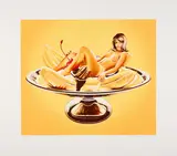 Mel Ramos, Banana Split, 2000, Farbserigrafie auf leichtem Karton