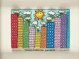 James Rizzi, Good Morning Sunshine, Farbserigrafie (3D-Druck) auf leichtem Karton