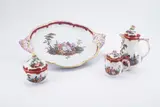 Kpm, Solitär mit Watteauszenen, Um 1770-1780, Porzellan, farbig und gold dekoriert