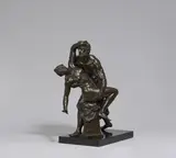 Otto Rohloff, Raub der Sabinerinnen, Bronze, dunkelbraun patiniert