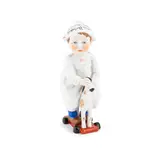 Junge auf Spielzeugpferd by Meissen, Porzellan, farbig dekoriert, sold Jan 2025