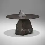 Lex Pott, Fragments Mountain dining table, 2015, Belgian Bluestone, marble