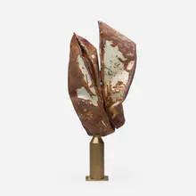 Marcin Rusak, Found Metal Object No. 6 from the Merging Metals collection, 2019, found metal, bronze