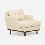 Jason Miller, Kent armchair, 2016, walnut, upholstery
