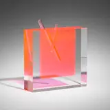 Shiro Kuramata, Flower vase #3, 1989, acrylic, glass