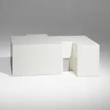 Ron Gilad, Coffee Table No. 3, 2009, lacquered wood, silver-plated aluminum