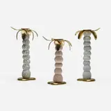 The Haas Brothers, Mojave Palm candlesticks, set of three