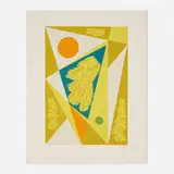 Josef Zenk, Youth, screenprint in colors