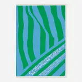 different drummer by Corita Kent, 1967, screenprint in colors, sold Jan 2024