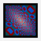Untitled by Victor Vasarely, 1974, screenprint in colors, sold Jan 2024