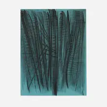 Hans Hartung, L 127, 1964, lithograph in colors
