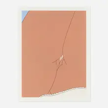 John Wesley, Woman In Half-Slip, 2001, screenprint in colors on Somerset