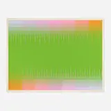Richard Anuszkiewicz, Soft Lime, 1976, screenprint in colors
