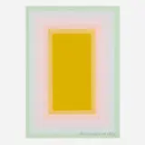 Richard Anuszkiewicz, Annual Edition, 1976, screenprint in colors on Masonite