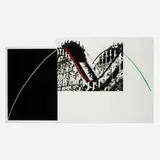 John Baldessari, Rollercoaster, 1989-1990, photogravure with aquatint in colors on Somerset Satin