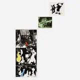 John Baldessari, Helmsman (With Various Fires), 1989-90, photogravure with aquatint in colors on three sheets of Somerset Satin