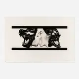 Robert Longo, Strong in Love, 1991, photo-etching with aquatint