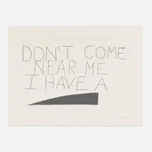 Bill T. Jones, Untitled, 1982, etching and aquatint