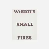 Ed Ruscha, Various Small Fires and Milk, 1964 / 1970, black offset printing with yellow varnish tint overprint on 100 lb. white Vicksburg Vellum text paper