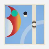 Herbert Bayer, Eclyptic, 1975, screenprint in colors
