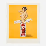 Mel Ramos, Candy (Baby Ruth), 1981, lithograph in colors
